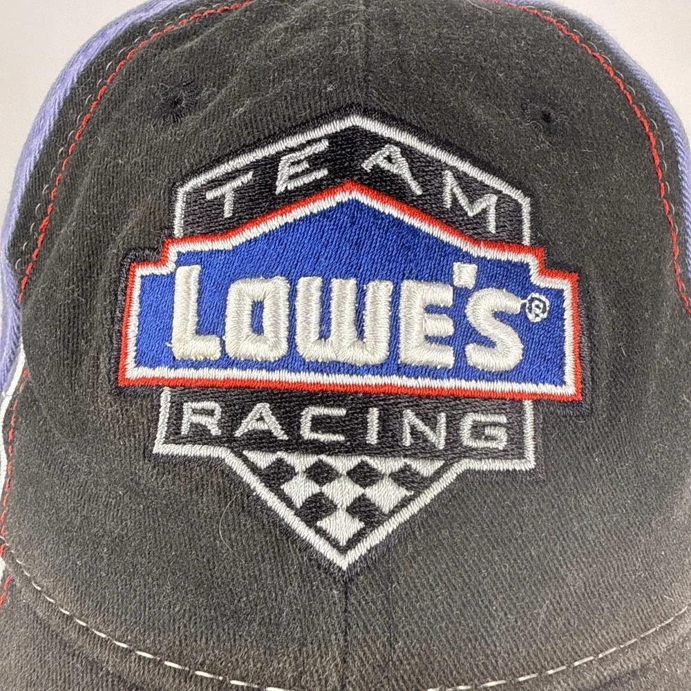 JIMMY‎ JOHNSON NASCAR #48 LOWE'S Ball Cap Adjustable Hook/Loop Hat Adults/Teens